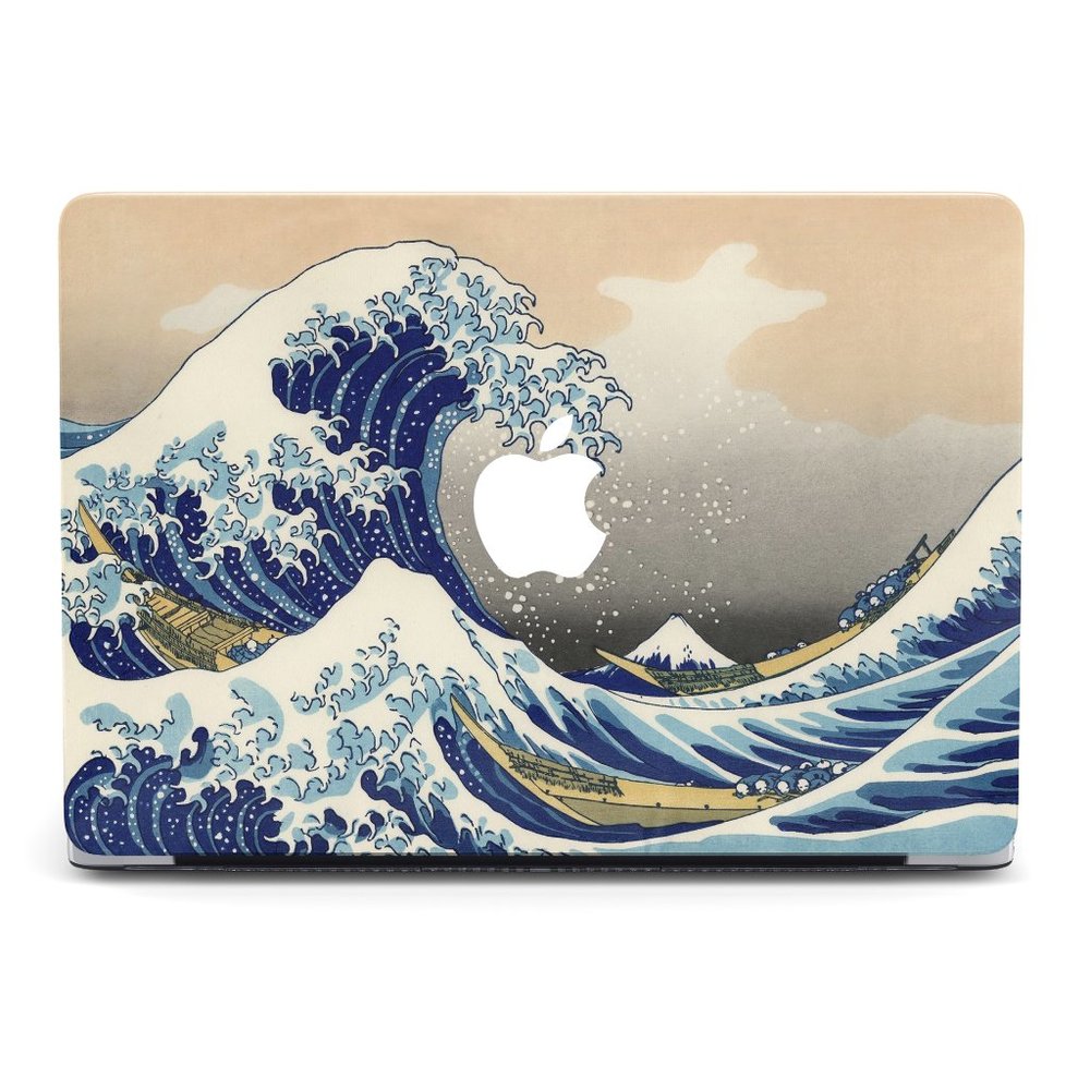 The Great Wave off Kanagawa Art case for apple MacBook All Generations Air Pro